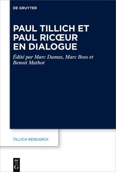Paul Tillich et Paul Ricur en dialogue