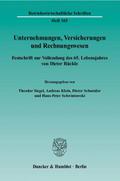 Unternehmungen, Versicherungen und Rechnungswesen.