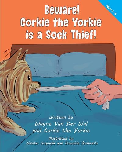Beware! Corkie the Yorkie is a Sock Thief!