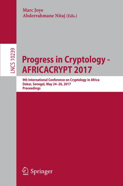 Progress in Cryptology - AFRICACRYPT 2017