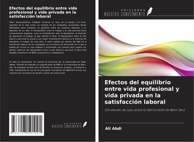 Efectos del equilibrio entre vida profesional y vida privada en la satisfacción laboral