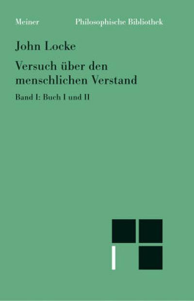 Versuch über den menschlichen Verstand. Band I. Tl.1