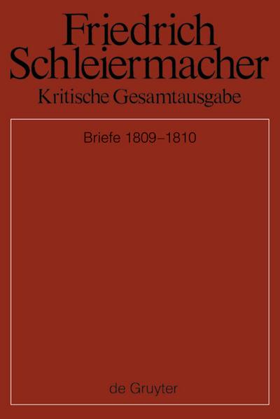 Briefwechsel 1809-1810