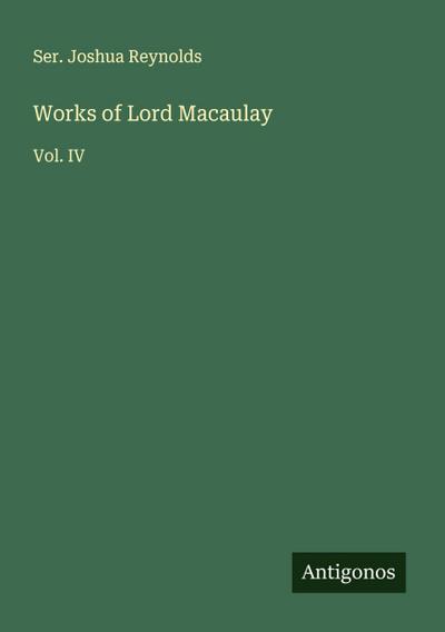Works of Lord Macaulay
