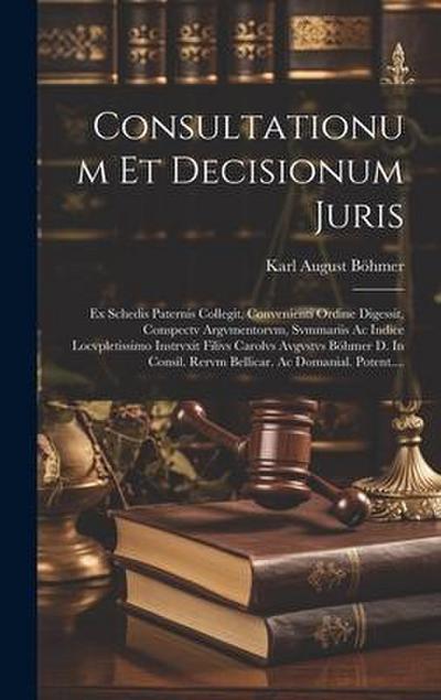 Consultationum Et Decisionum Juris: Ex Schedis Paternis Collegit, Convenienti Ordine Digessit, Conspectv Argvmentorvm, Svmmariis Ac Indice Locvpletiss