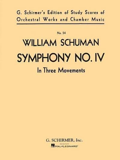 Symphony No. 4 (in Three Movements): Study Score No. 54