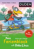 Mein Ferienblock mit Rabe Linus - Fit für die 3. K