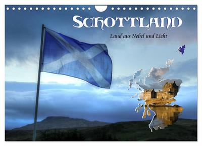 Schottland - Land aus Nebel und Licht (Wandkalender 2025 DIN A4 quer), CALVENDO Monatskalender