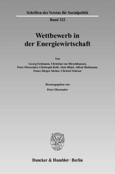 Wettbewerb in der Energiewirtschaft.