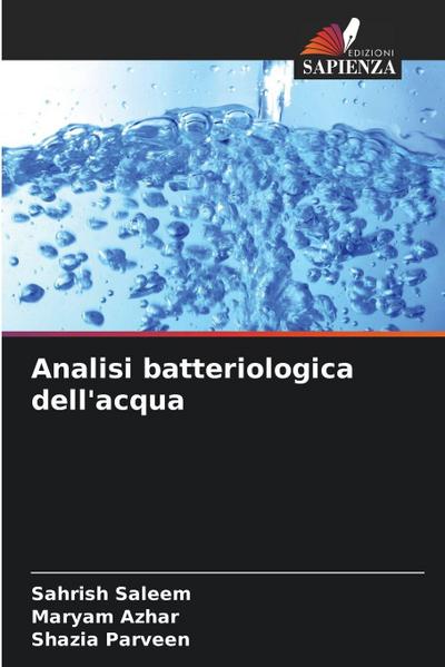 Analisi batteriologica dell’acqua