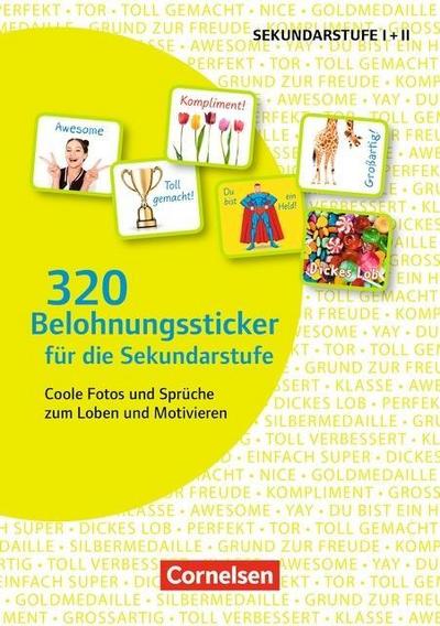 320 Belohnungssticker für die Sekundarstufe - Coole Fotos und Sprüche zum Loben und Motivieren