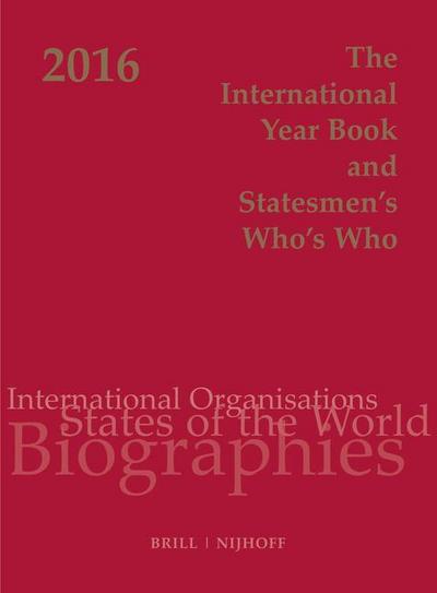 The International Year Book and Statesmen’s Who’s Who 2016