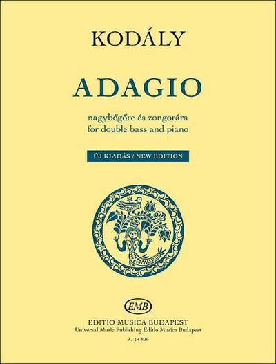 Adagio for double bass and piano New Edition