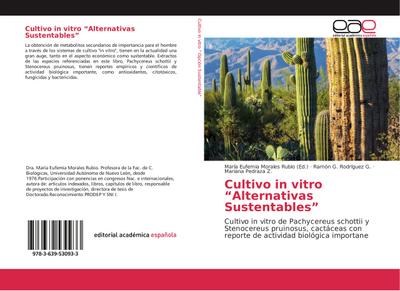Cultivo in vitro "Alternativas Sustentables"