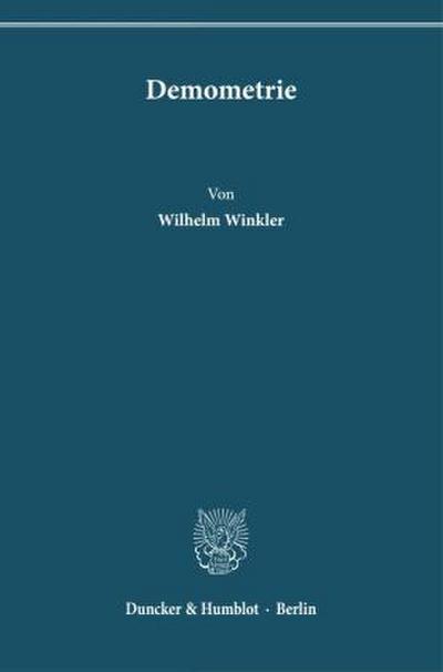 Demometrie.