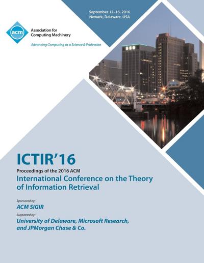 ICTIR 16  International Conference on Theory of Information Retrieval