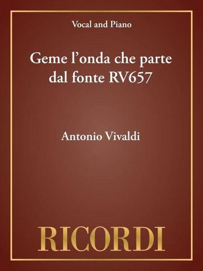 Geme l’Onda Che Parte Dal Fonte Rv657