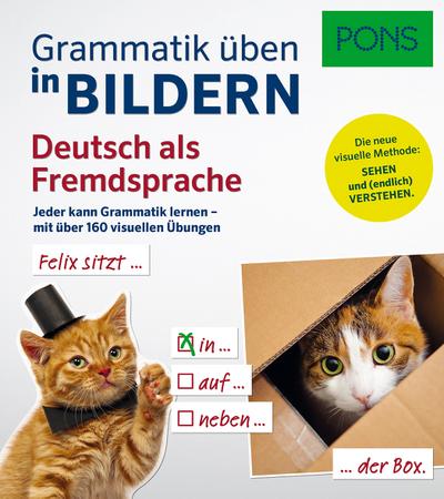 PONS Grammatik üben in Bildern Deutsch als Fremdsprache: Jeder kann Grammatik lernen - mit über 300 visuellen Übungen.