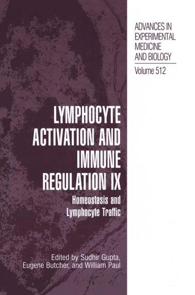 Lymphocyte Activation and Immune Regulation IX