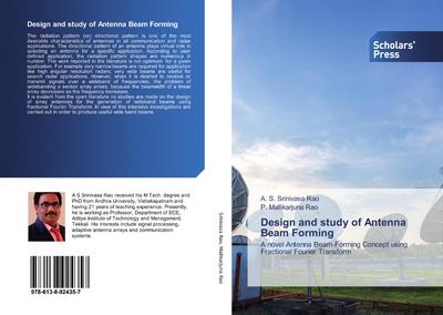 Design and study of Antenna Beam Forming