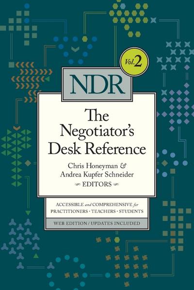 The Negotiator’s Desk Reference