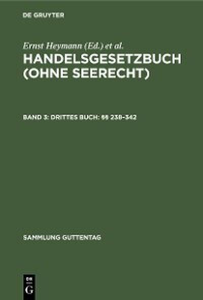 Drittes Buch: §§ 238-342