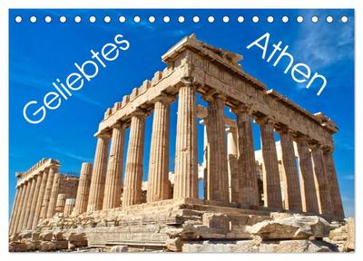 Geliebtes Athen (Tischkalender 2026 DIN A5 quer), CALVENDO Monatskalender