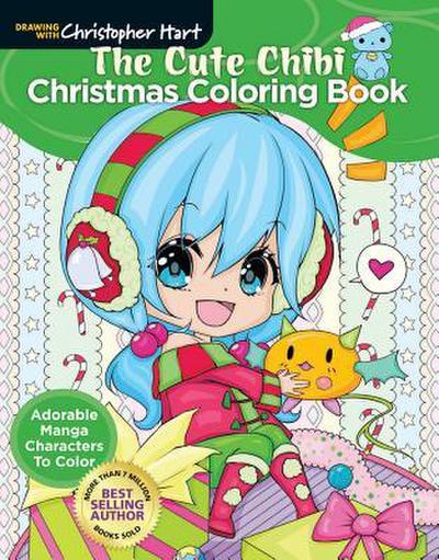 Cute Chibi Christmas Coloring Book