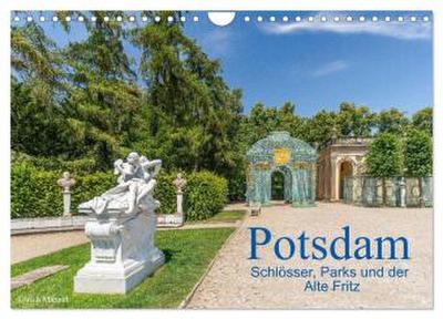 Potsdam - Schlösser, Parks und der Alte Fritz (Wandkalender 2026 DIN A4 quer), CALVENDO Monatskalender