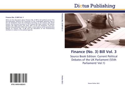 Finance (No. 3) Bill Vol. 3