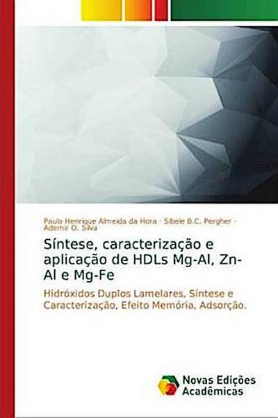 Síntese, caracterização e aplicação de HDLs Mg-Al, Zn-Al e Mg-Fe