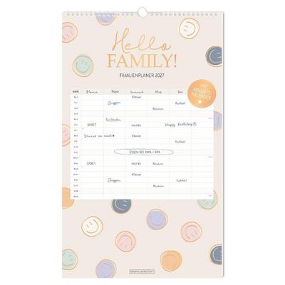 Familienplaner 2027 Hello Family!