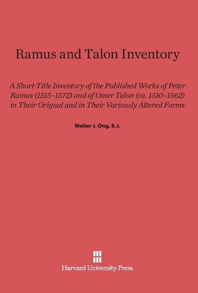 Ramus and Talon Inventory