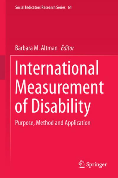 International Measurement of Disability