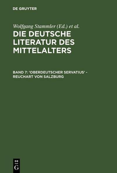 Die deutsche Literatur des Mittelalters - ’Oberdeutscher Servatius’ - Reuchart von Salzburg