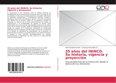 35 años del ININCO. Su historia, vigencia y proyección