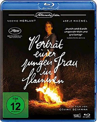 Porträt einer jungen Frau in Flammen. Blu-ray