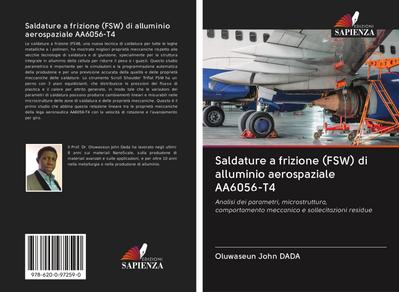 Saldature a frizione (FSW) di alluminio aerospaziale AA6056-T4