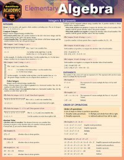 Elementary Algebra