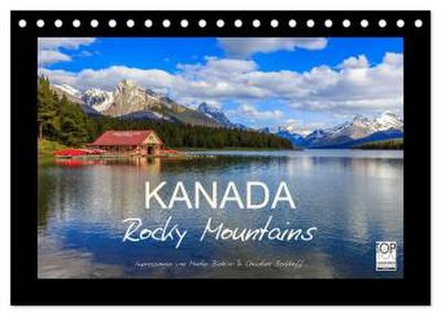 KANADA - Rocky Mountains (Tischkalender 2026 DIN A5 quer), CALVENDO Monatskalender
