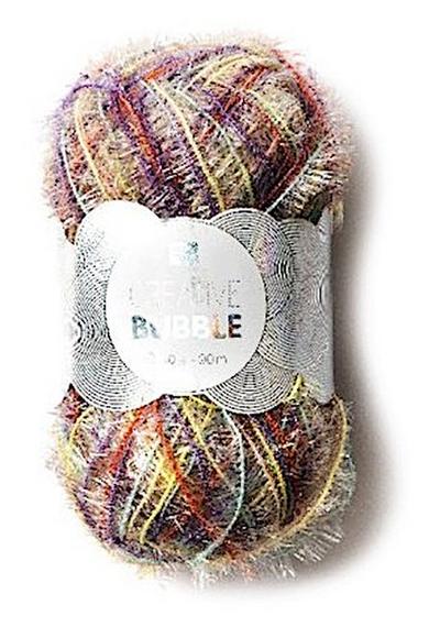 Rico Design Wolle Bubble Print 90m Badeschwämme Duschtiere Pastell-Mix