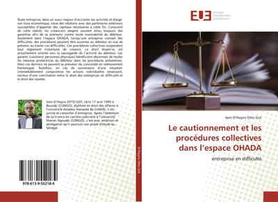 Le cautionnement et les procédures collectives dans l’espace OHADA