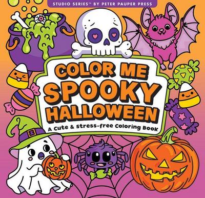 Color Me Spooky Halloween Artist’s Coloring Book (31 Single-Sided Designs on Thick Paper)