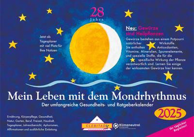 Mein Leben mit dem Mondrhythmus 2024. Taschenkalender