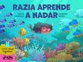 Razia aprende a nadar