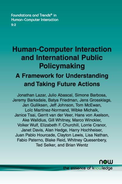 Human-Computer Interaction and International Public Policymaking