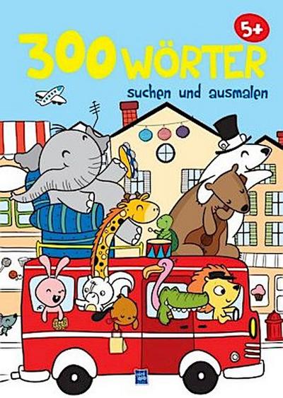 300 Wörter suchen und ausmalen - Busfahren