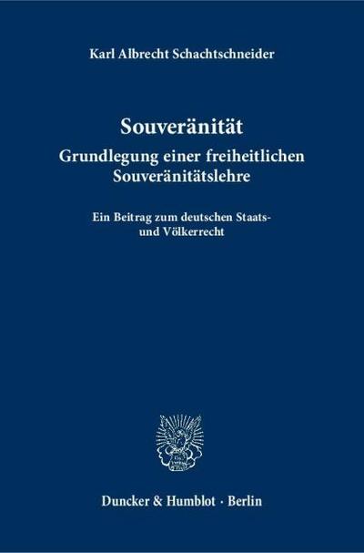 Souveränität.