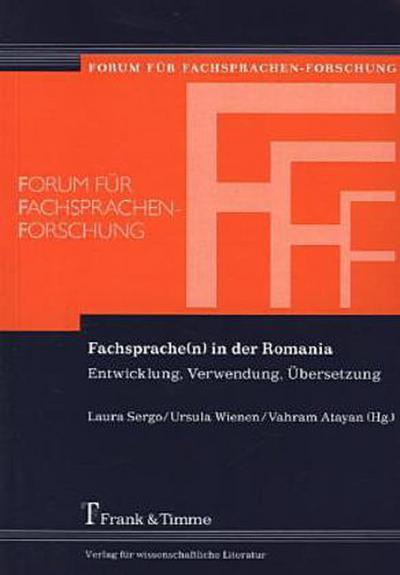 Fachsprache(n) in der Romania