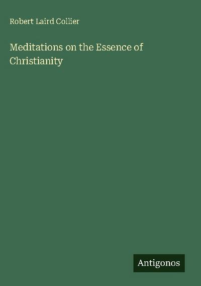 Meditations on the Essence of Christianity
